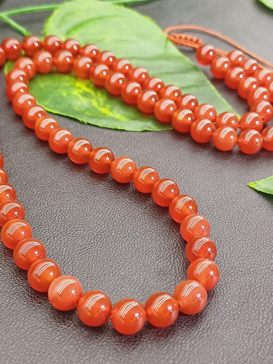 Karnelyan Akik Doğaltaş Kolye