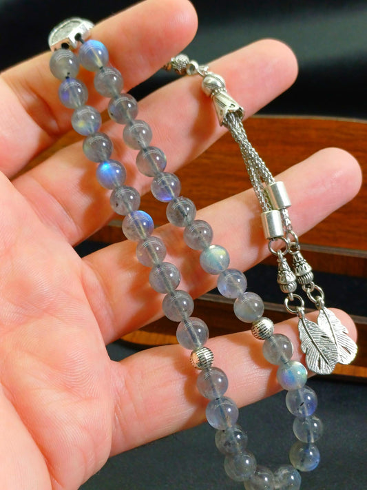 33 Boncuklu Labradorit Tesbih