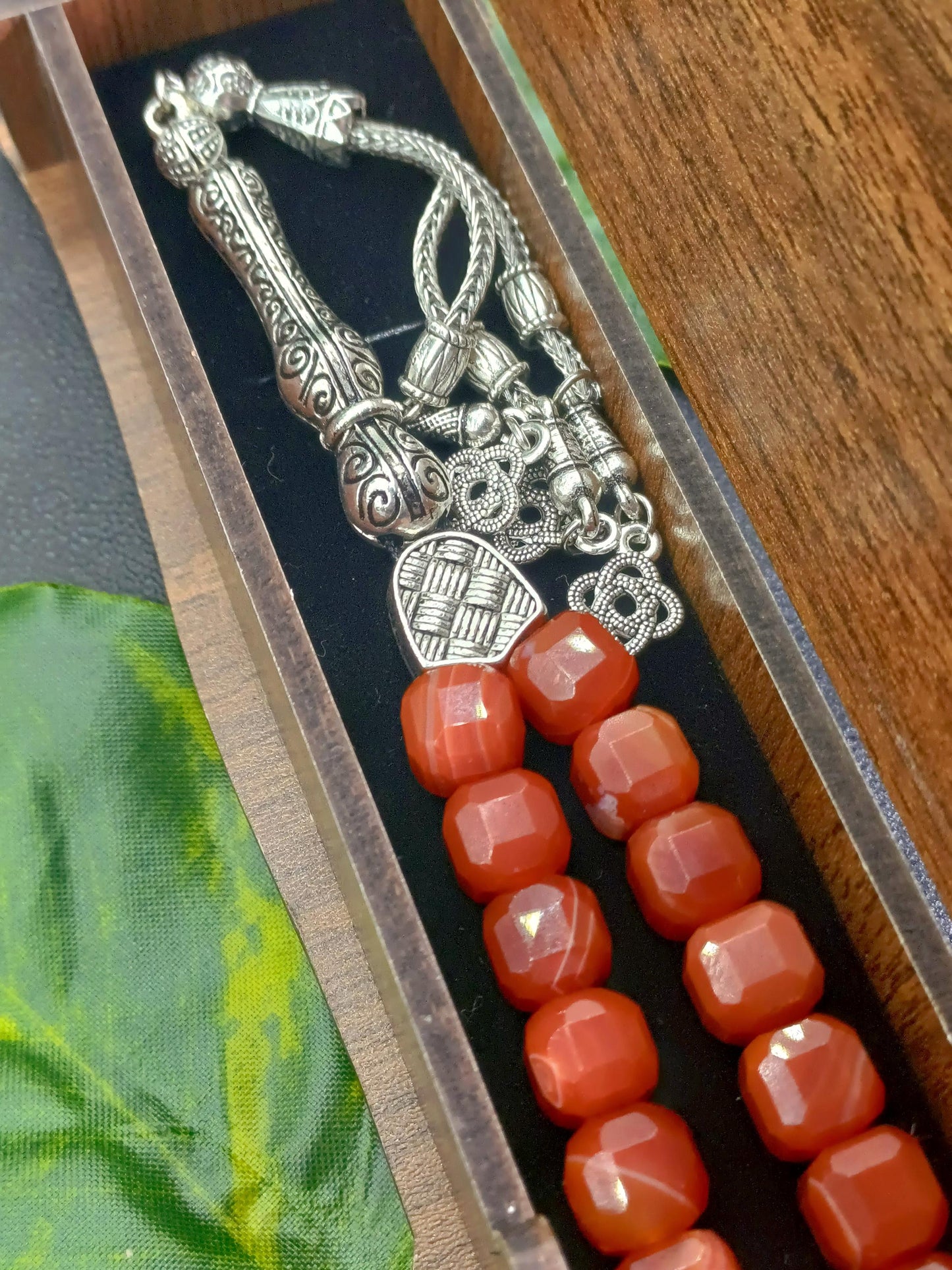 Küp Kesim 10 mm Yemen Akik Doğaltaş Tesbih