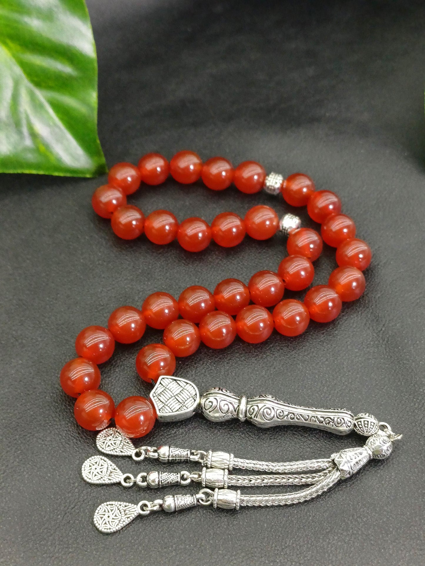 10 mm Yemen Akik Doğaltaş Tesbih