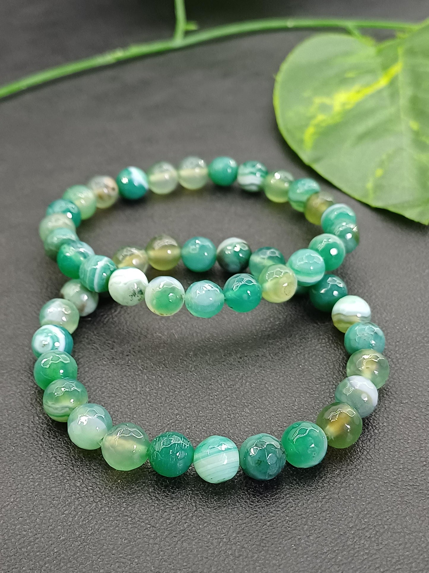 Madagaskar Yeşil Akik Bileklik