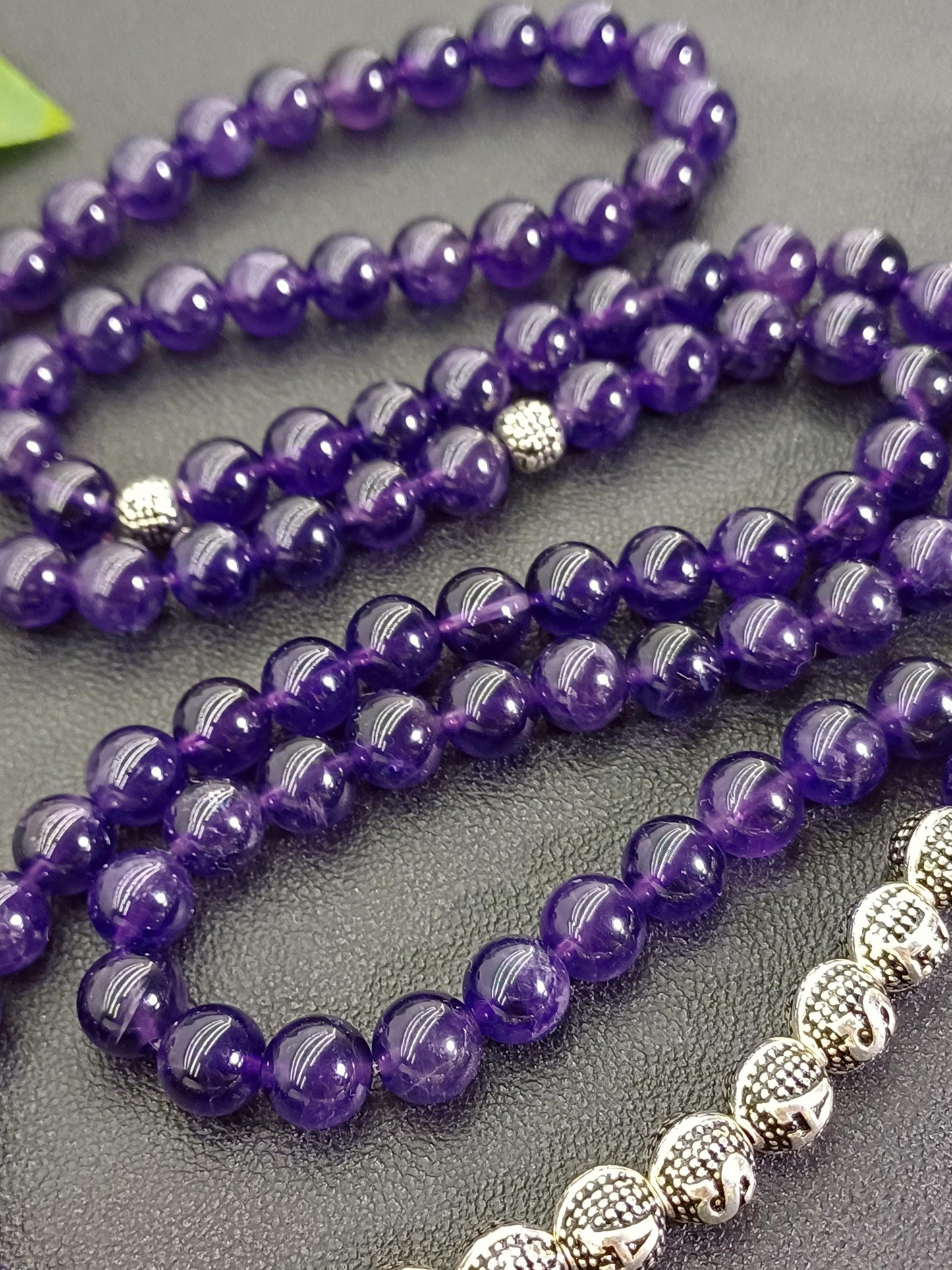 99 Boncuklu Kişiye Özel Ametist Doğaltaş Tesbih