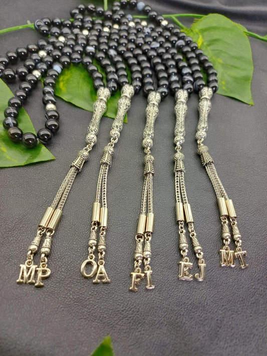 Kişiye Özel Siyah Akik Tesbih